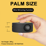Portable Projector YT200 | M1   480*320P cellphone cable wire screen mirror